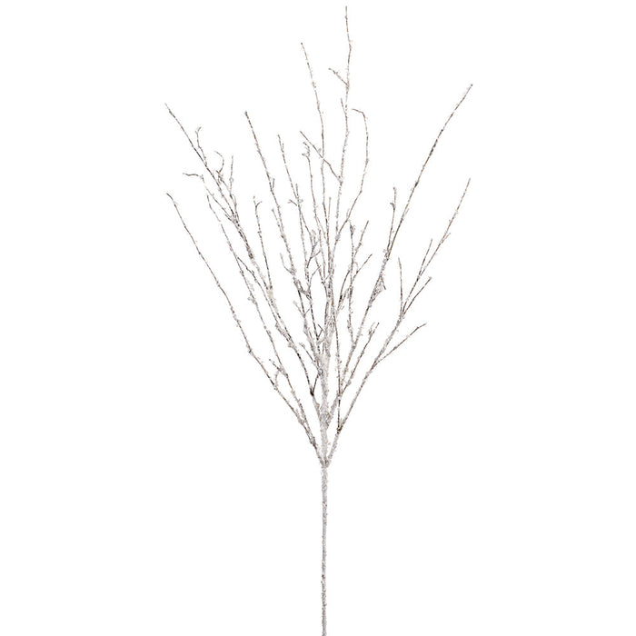 31" Beaded Artificial Twig Stem -Clear (Pack of 12) - XAQ448-CW