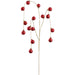 36.5" Hanging Plastic Ball Artificial Stem -Red (Pack of 12) - XAQ533-RE
