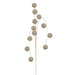 36" Hanging Glittered Ball Artificial Stem -Gold (Pack of 12) - XAQ544-GO