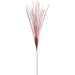 32" Glittered Tinsel Artificial Stem -Red (Pack of 24) - XAQ588-RE