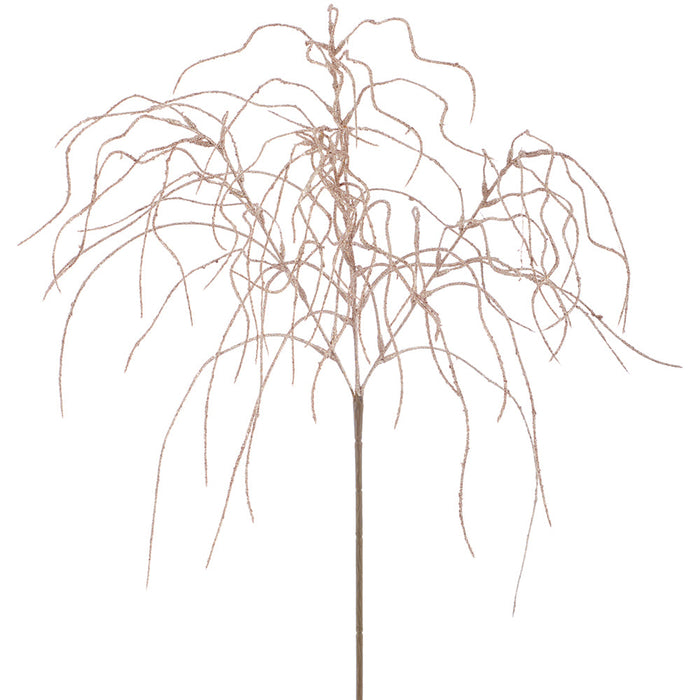 33" Glittered Artificial Grass Stem -Bronze (Pack of 12) - XAQ606-BZ