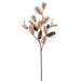 34" Beaded & Flocked Artificial Pine & Pinecone Stem -Brown/White (Pack of 12) - XAQ608-BR/WH