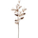 44" Beaded & Flocked Artificial Pine & Pinecone Stem -Brown/White (Pack of 8) - XAQ609-BR/WH