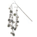39" Glittered Artificial Globe Thistle & Jingle Bells Stem -Silver (Pack of 12) - XAQ753-SI