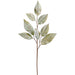 31" Metallic Pearlized Silk Magnolia Leaf Stem -Green/Iridescent (Pack of 12) - XAQ805-GR/IR