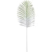 38" Metallic Artificial Palm Leaf Stem -Green/Silver (Pack of 12) - XAQ817-GR/SI