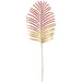 38" Metallic Artificial Palm Leaf Stem -Red/Gold (Pack of 12) - XAQ817-RE/GO