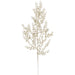 30" Glittered Artificial Mini Smilax Leaf Stem -Light Champagne (Pack of 24) - XAQ831-CN/LT
