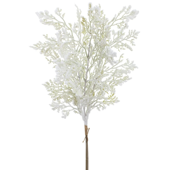 29.5" Flocked Artificial Twig Stem Bundle -Green (Pack of 6) - XAQ942-GR