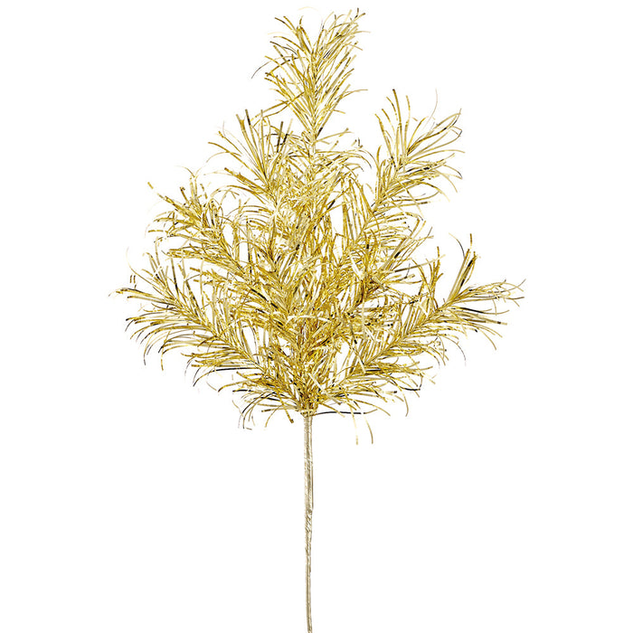 25" Tinsel Artificial Stem -Gold (Pack of 24) - XAQ972-GO