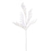 39" Flocked Artificial Cedar Stem -White (Pack of 12) - XAR033-WH