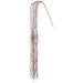 54" Hanging Glittered Artificial Willow Leaf Stem -Brown (Pack of 12) - XAR529-BR
