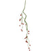 35" Hanging Glittered Artificial Vine Stem With Bells -Red/Green (Pack of 12) - XAR534-RE/GR
