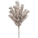 33" Glittered Artificial Yew Stem Bundle -Brown (Pack of 12) - XAR539-BR