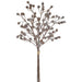 21" Glittered Artificial Pod Berry Stem Bundle -Brown (Pack of 12) - XAR541-BR