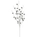 31" Flocked Artificial Thistle Flower Stem -Silver (Pack of 12) - XAR545-SI