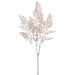 24" Sequin Artificial Fern Leaf Stem -Champagne (Pack of 24) - XAR548-CN
