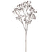 24" Glittered Artificial Pod Stem -Brown (Pack of 12) - XAR555-BR