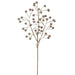 32" Glittered Artificial Pinecone Stem -Brown/Green (Pack of 12) - XAR567-BR/GR