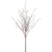 31" Glittered Artificial Twig Stem Bundle -Silver (Pack of 12) - XAR573-SI