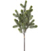 23" Glittered Artificial Pinecone Stem Bundle -Green (Pack of 12) - XAR579-GR