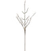 31" Iced Artificial Twig Stem -Brown/Silver (Pack of 12) - XAR586-BR/SI