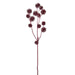 25" Metallic Artificial Globe Thistle Flower Stem -Red (Pack of 12) - XAS060-RE