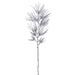18.5" Metallic Artificial Needle Pine Stem -Silver (Pack of 12) - XAS097-SI