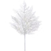 27" Glittered Artificial Pine Stem -White (Pack of 12) - XAS115-WH