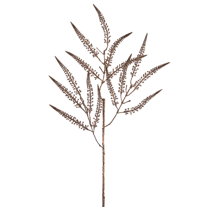 37" Metallic Artificial Astilbe Flower Stem -Bronze (Pack of 12) - XAS120-BZ