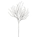 36" Glittered Artificial Plastic Twig Stem -Silver (pack of 12) - XAS144-SI