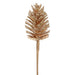 13" Glittered Artificial Pinecone Stem Pick -Gold (pack of 24) - XAS213-GO