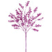 21" Glittered Artificial Mini Boxwood Stem -Mauve (Pack of 12) - XAS238-MV