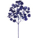 23" Glittered Artificial Eucalyptus Leaf Stem -Purple (Pack of 12) - XAS242-PU