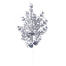 32" Artificial Juniper Leaf & Pinecone Stem -Silver (Pack of 12) - XAS287-SI