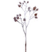 33.5" Flocked Artificial Pinecone Twig Stem -White/Brown (Pack of 6) - XAS338-WH/BR