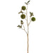 34" Glittered Artificial Chestnut Twig Stem -Green/Gold (Pack of 12) - XAS359-GR/GO