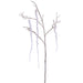 36" Hanging Beaded Amaranthus Artificial Stem -Clear/White (pack of 12) - XAS361-CW/WH