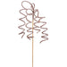 28" Glittered Curly Hanging Stem -Rose Gold (pack of 24) - XAS423-RO/GO