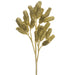 19" Glittered Artificial Plastic Pinecone Stem -Champagne (pack of 12) - XAS424-CN