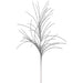 27.5" Glittered Artificial Grass Stem -Silver (Pack of 24) - XAS425-SI