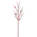 48" Glittered Artificial Ball & Twig Stem -Red (Pack of 12) - XAS471-RE