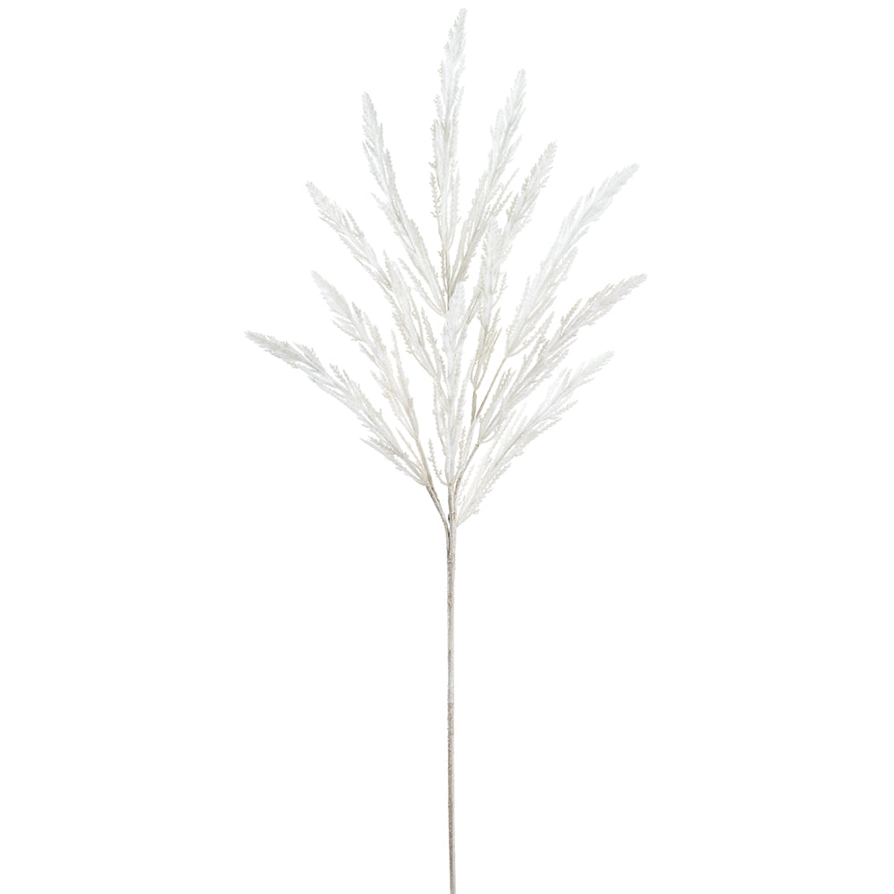 36" Artificial Pampas Grass Leaf Stem -White (pack of 12) - XAS484-WH