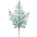 29" Sequin Artificial Leaf Stem -Turquoise (Pack of 12) - XAS492-TQ