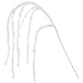 47" Hanging Iced Artificial Stem -Clear/White (Pack of 12) - XAS533-CW/WH