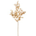 26" Glittered Artificial Eucalyptus Leaf Stem -Gold (Pack of 24) - XAS550-GO