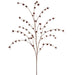 46" Plastic Pinecone Artificial Twig Stem -Brown (Pack of 12) - XAS554-BR