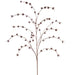 46" Glittered Plastic Pinecone Artificial Twig Stem -Brown (Pack of 12) - XAS559-BR