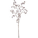 35" Glittered Plastic Pinecone Artificial Twig Stem -Brown (Pack of 12) - XAS579-BR
