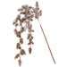 35" Hanging Flocked Artificial Pinecone Stem -Brown/White (Pack of 12) - XAS597-BR/WH